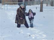 на катке