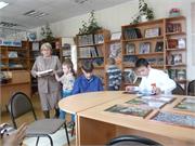Посещение выставки в библиотеке им. Швейкина
